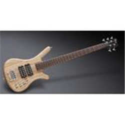 Warwick TeamBuilt Pro Series Corvette $$ Ash 5-String Natural Transparent Satin